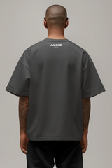 STILL ALIVE 777 Oversized T-Shirt GRY