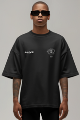 STILL ALIVE 777 Oversized T-Shirt BLK