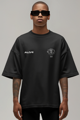 STILL ALIVE 777 Oversized T-Shirt BLK